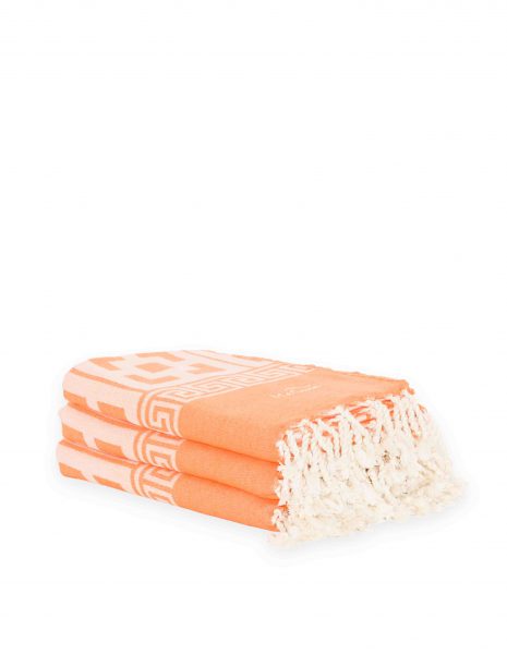 Fouta Martinica 2x1m. — Color: Naranja fluor