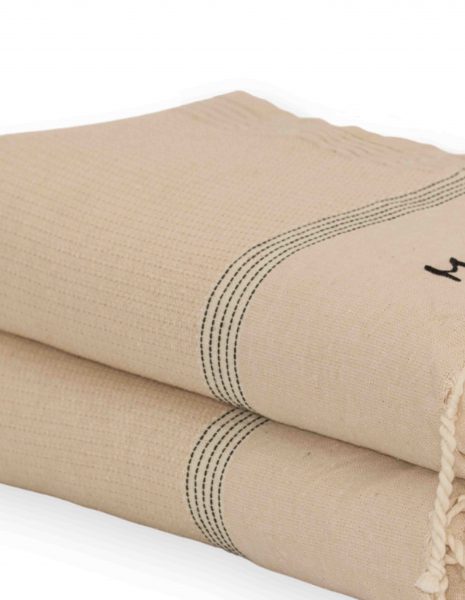 Fouta Natte 2,5x1,5 m. — Color: Beige
