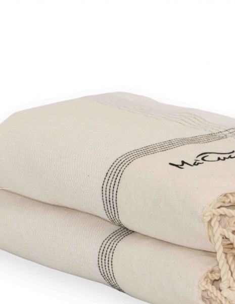 Fouta Natte 2,5x1,5 m. — Color: Blanco