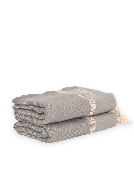 Fouta Natte 2,5x1,5 m. — Color: Gris oscuro
