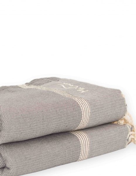 Fouta Natte 2,5x1,5 m. — Color: Gris oscuro