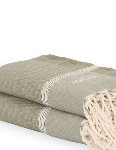 Fouta Natte 2,5x1,5 m. — Color: Kaki