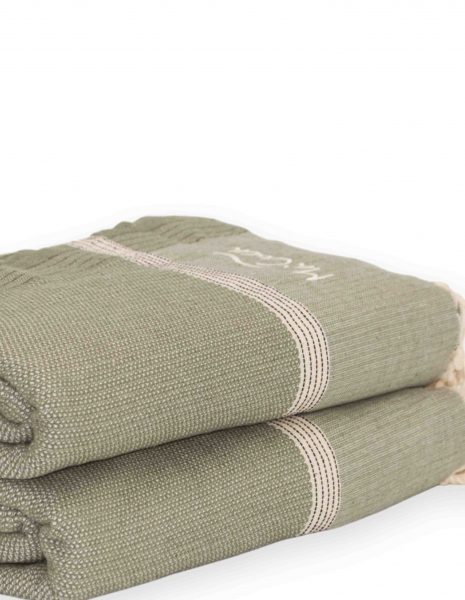 Fouta Natte 2,5x1,5 m. — Color: Kaki