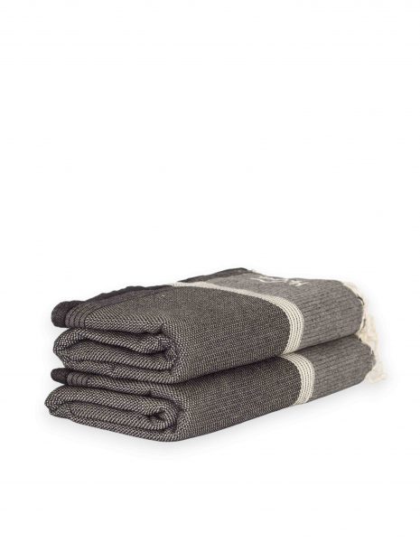 Fouta Natte 2,5x1,5 m. — Color: Negro