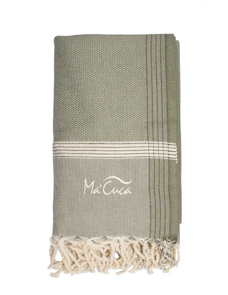 Fouta Natte 2,5x1,5 m. — Color: Kaki