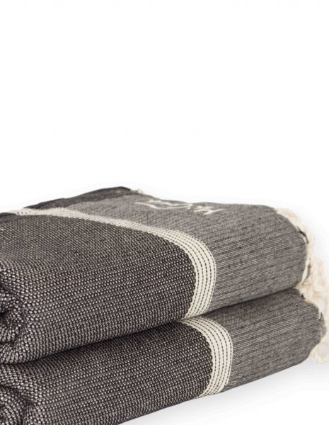 Fouta Natte 2,5x1,5 m. — Color: Negro