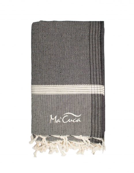 Fouta Natte 2,5x1,5 m. — Color: Negro