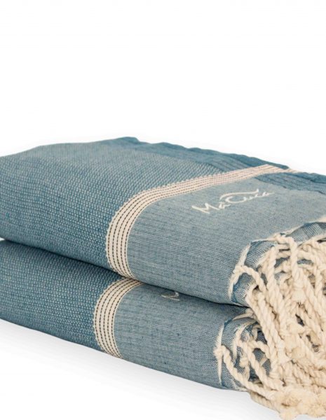 Fouta Natte 2,5x1,5 m. — Color: Azul petroleo