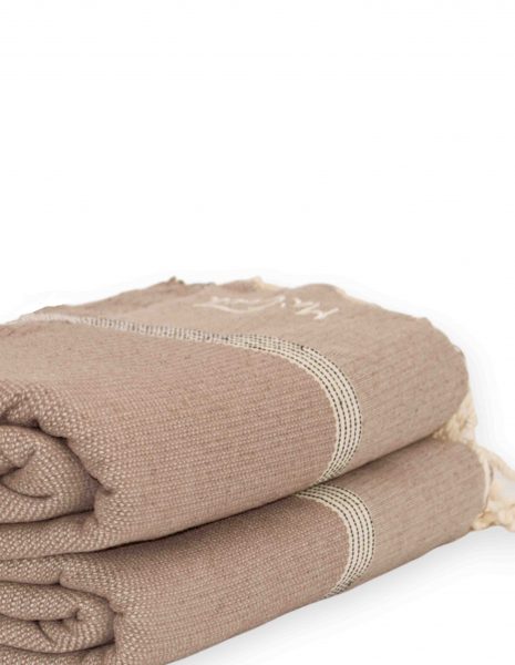 Fouta Natte 2,5x1,5 m. — Color: Taupe