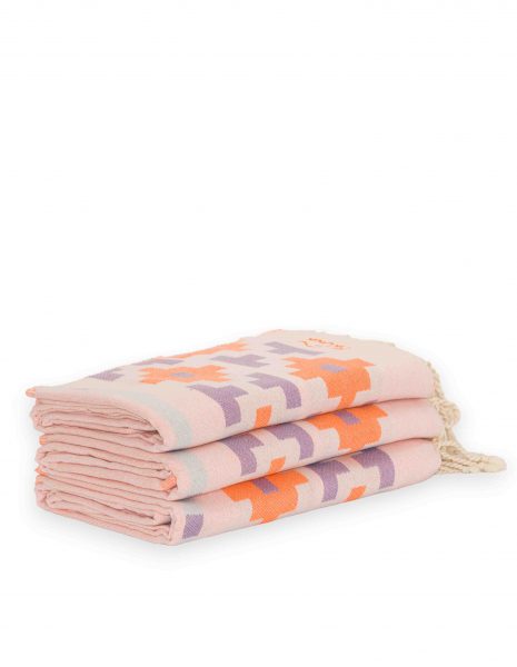 Fouta Jamaica 2x1m. — Color: Naranja fluor