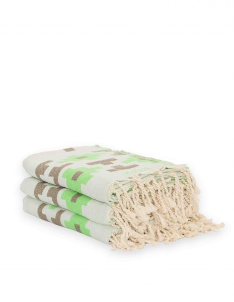 Fouta Jamaica 2x1m. — Color: Verde pradera