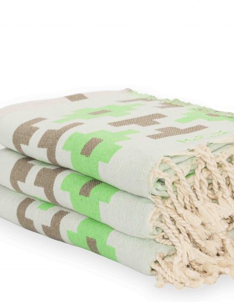 Fouta Jamaica 2x1m. — Color: Verde pradera