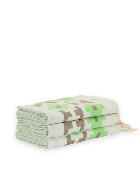 Fouta Jamaica 2x1m. — Color: Verde pradera
