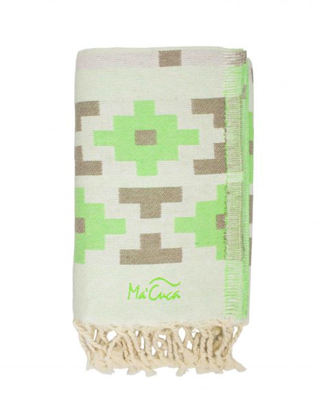 Fouta Jamaica 2x1m. — Color: Verde pradera