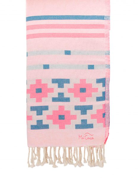 Fouta Jamaica 2x1m. — Color: Rosa fluor