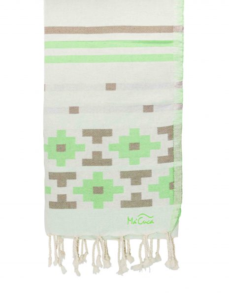 Fouta Jamaica 2x1m. — Color: Verde pradera