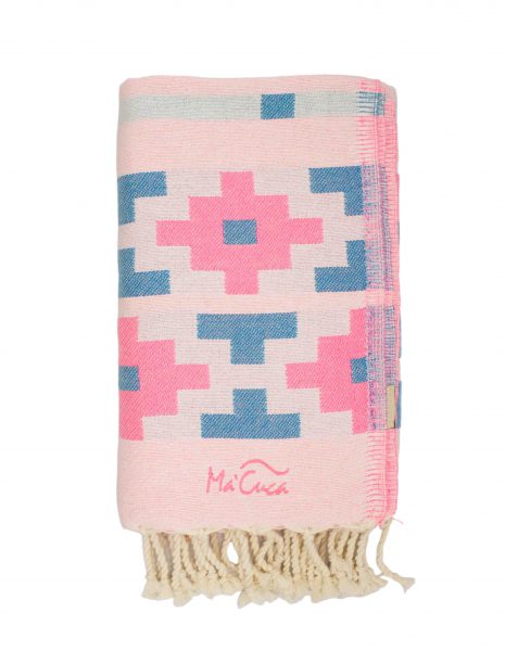 Fouta Jamaica 2x1m. — Color: Rosa fluor