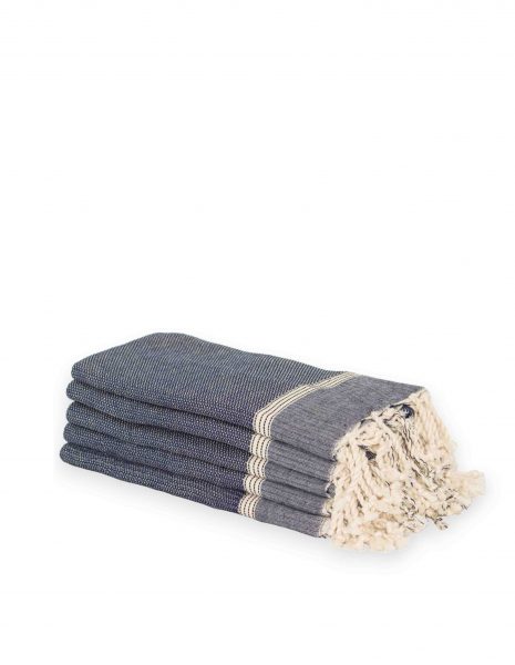 Toalla mini Natte 50x50 cm. — Color: Azul marino