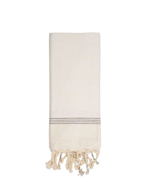 Toalla mini Natte 50x50 cm. — Color: Blanco