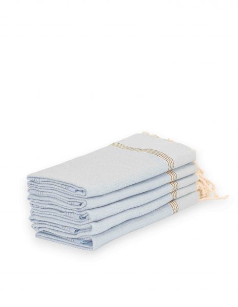 Toalla mini Natte 50x50 cm. — Color: Celeste