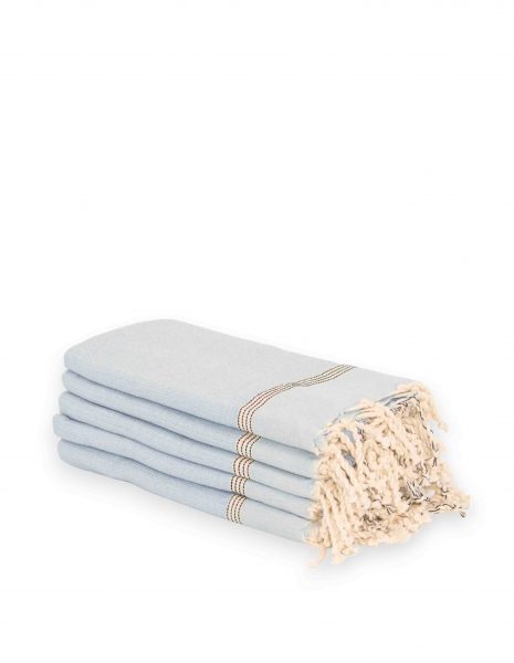 Toalla mini Natte 50x50 cm. — Color: Celeste