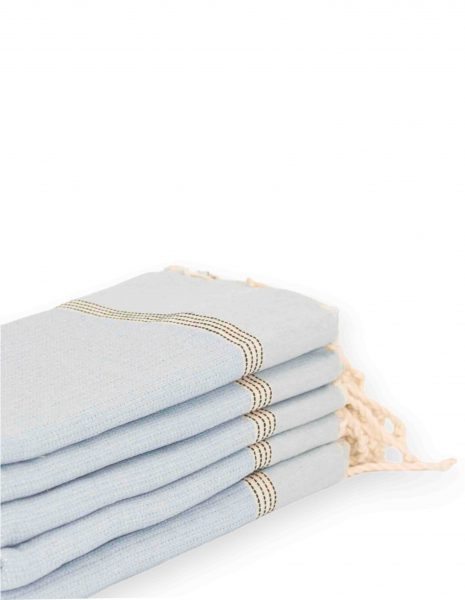 Toalla mini Natte 50x50 cm. — Color: Celeste