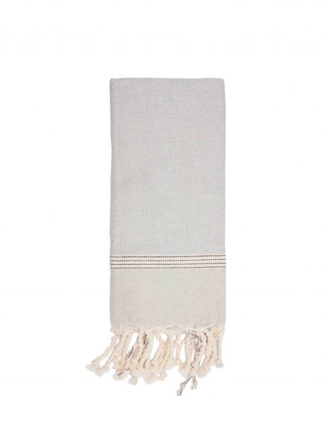 Toalla mini Natte 50x50 cm. — Color: Gris claro