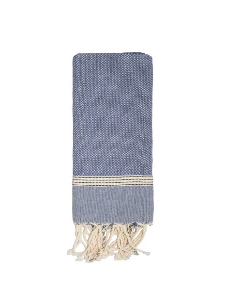 Toalla mini Natte 50x50 cm. — Color: Azul Jean