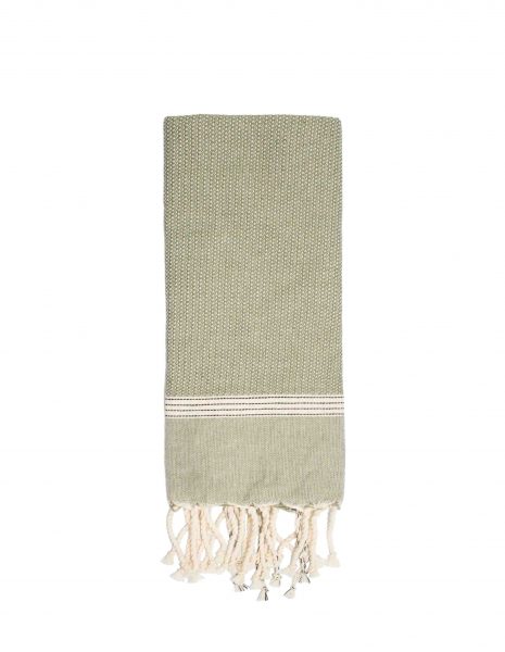 Toalla mini Natte 50x50 cm. — Color: Kaki