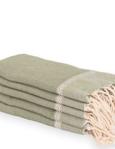 Toalla mini Natte 50x50 cm. — Color: Kaki
