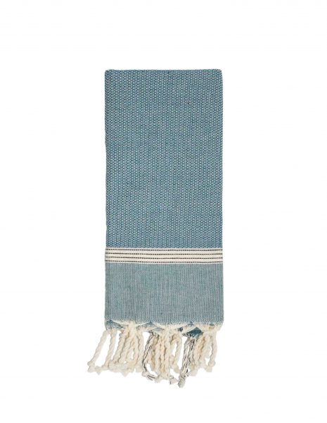 Toalla mini Natte 50x50 cm. — Color: Azul petroleo
