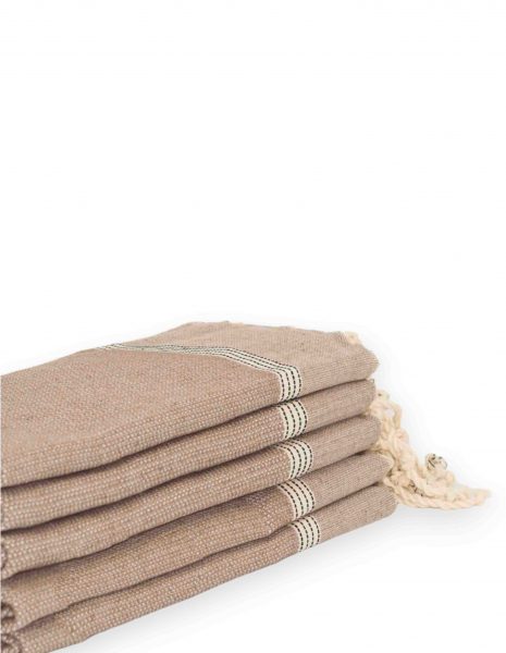 Toalla mini Natte 50x50 cm. — Color: Taupe