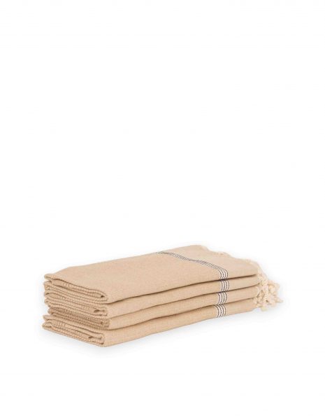 Toalla mini Natte 50x50 cm. — Color: Arena