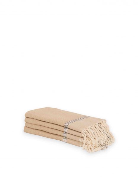 Toalla mini Natte 50x50 cm. — Color: Arena