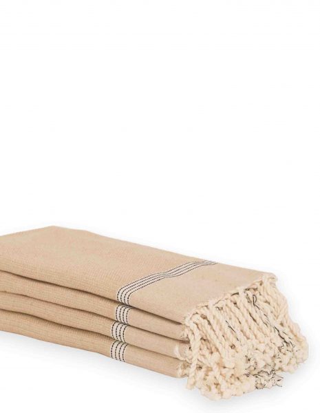 Toalla mini Natte 50x50 cm. — Color: Arena