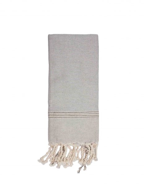 Toalla mini Natte 50x50 cm. — Color: Gris oscuro