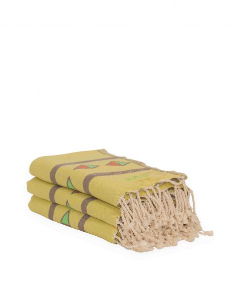 Fouta Moorea 2x1 m. — Color: Limón
