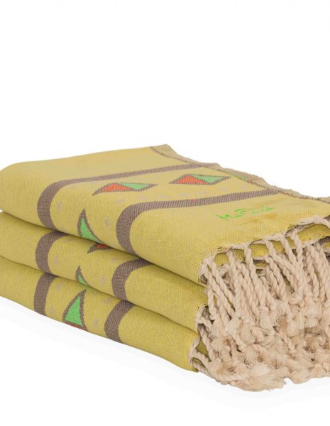 Fouta Moorea 2x1 m. — Color: Limón