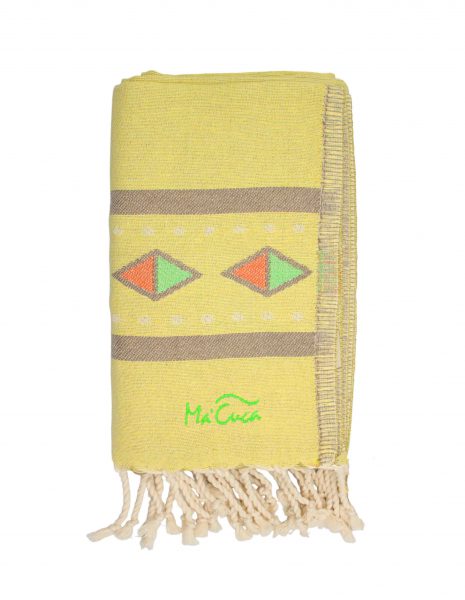 Fouta Moorea 2x1 m. — Color: Limón