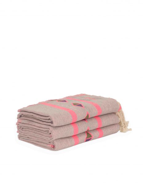Fouta Moorea 2x1 m. — Color: Rosa