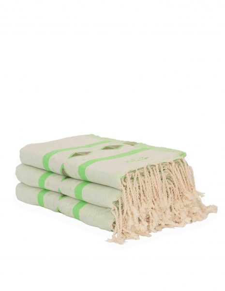 Fouta Moorea 2x1 m. — Color: Verde pradera