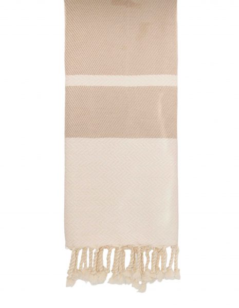 Toalla baño Oslo 65x120cm. — Color: Crudo | Beige