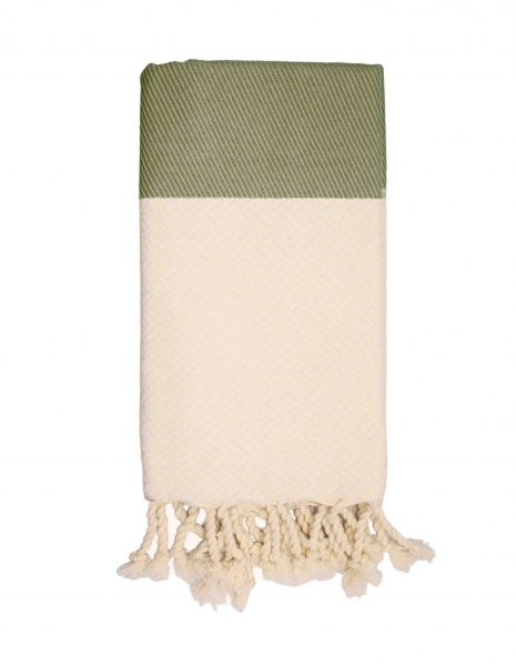 Toalla baño Oslo 65x120cm. — Color: Crudo | Kaki