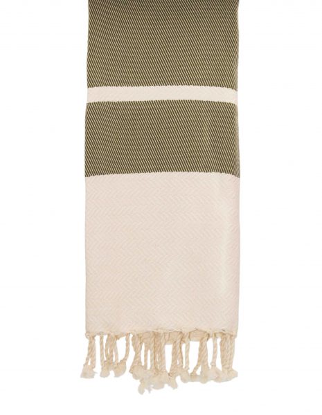 Toalla baño Oslo 65x120cm. — Color: Crudo | Kaki