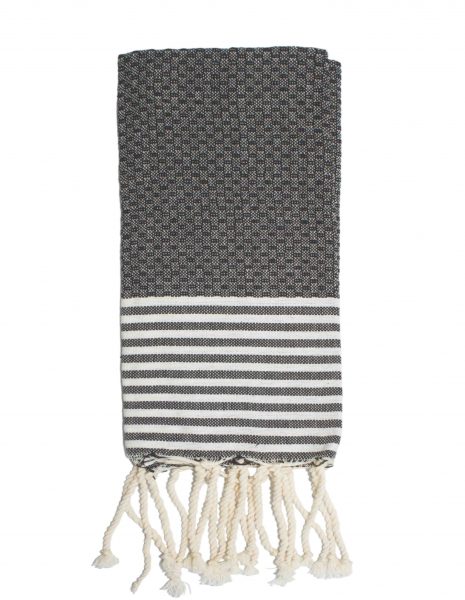 Toalla baño Zante 65x120cm. — Color: Negro
