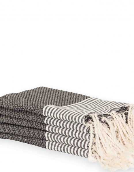 Toalla baño Zante 65x120cm. — Color: Negro