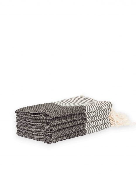 Toalla baño Zante 65x120cm. — Color: Negro