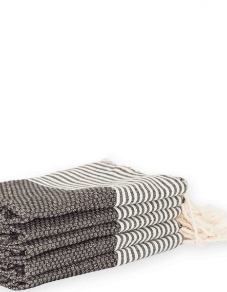 Toalla baño Zante 65x120cm. — Color: Negro