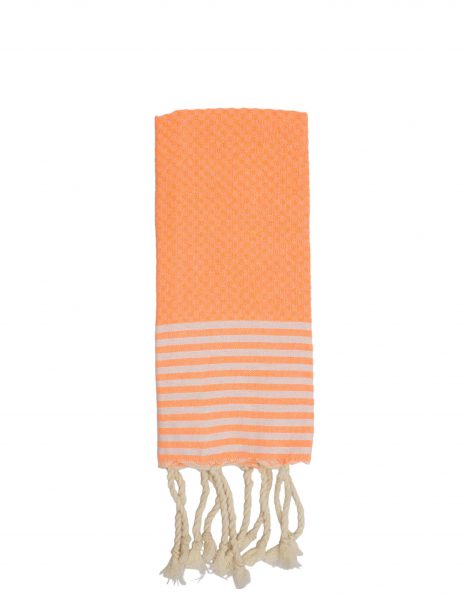 Toalla baño Zante 50x50cm. — Color: Naranja fluor