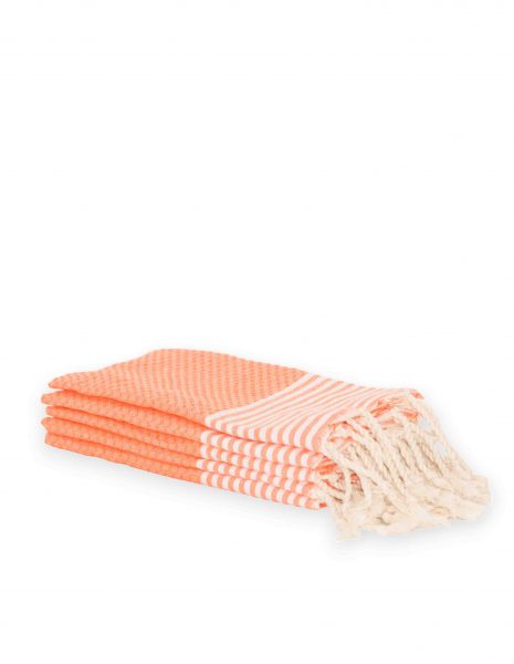 Toalla baño Zante 50x50cm. — Color: Naranja fluor